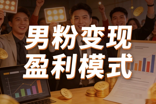 低成本男粉变现盈利模式