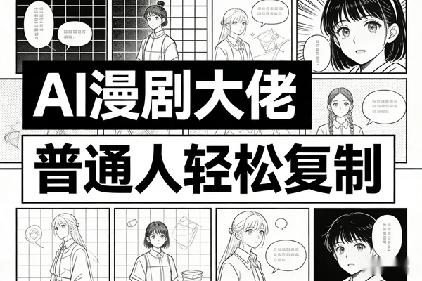 AI漫剧制作课 普通人可复制的大佬级教程