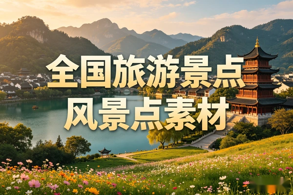 4K全国旅游风景素材库 热门景点实拍素材合集