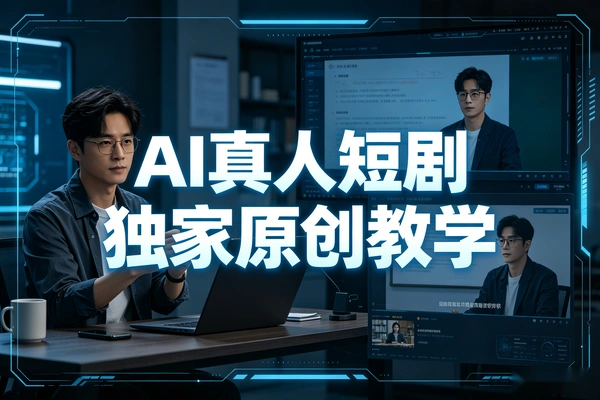 AI真人短剧教学,新手也能快速上手变现