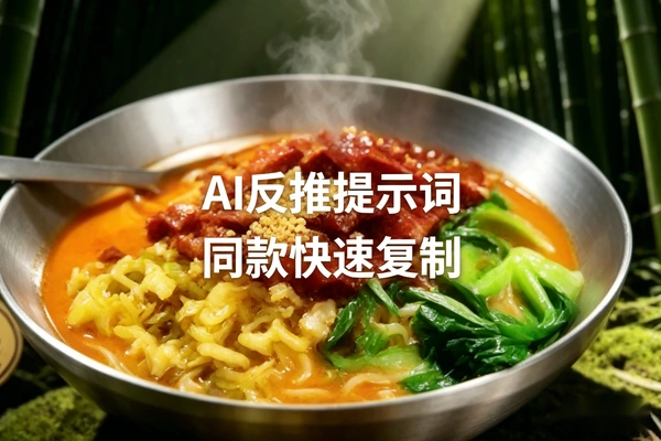 AI反推海报提示词教程,快速复制同款海报