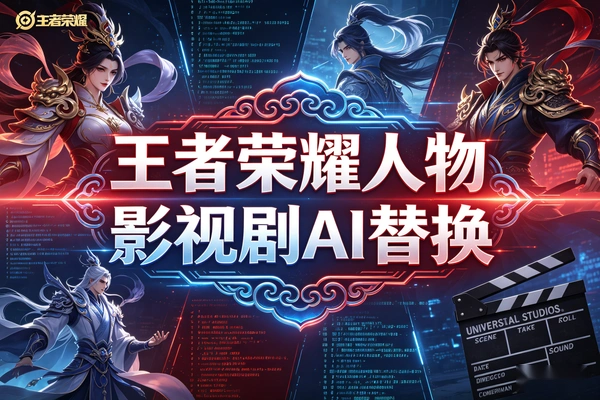 影视剧AI替换王者荣耀人物实操教学
