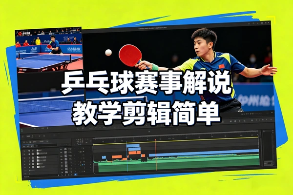 乒乓球赛事解说剪辑教学