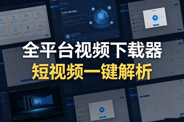 亲测可用!全平台视频下载器 一键解析视频号、小程序