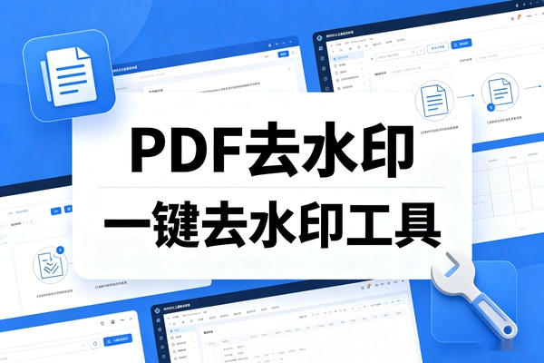 无需复杂操作!PDF一键去水印工具,高效便捷