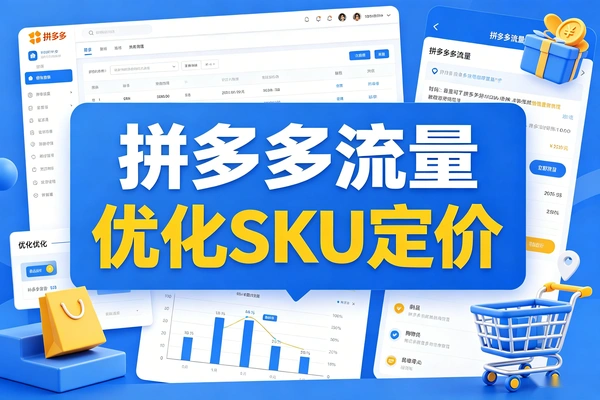 拼多多爆单实战课程,流量分发与SKU定价全优化