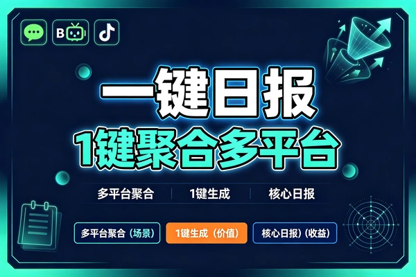 搭建个人AI情报网,一键聚合公众号B站抖音自动生成日报