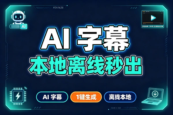 无需联网!本地GPU加速,一键视频多语言翻译加字幕