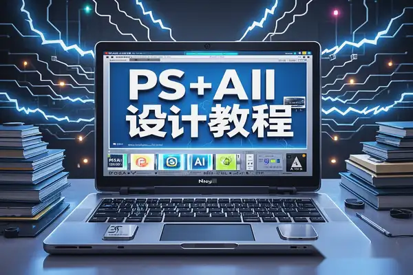 PS+AI设计教程：从美颜修图到商业海报制作，全面提升设计技能，开启副业赚钱之旅！
