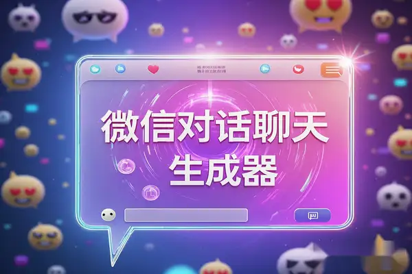 电脑端本地使用！微信对话聊天内容生成器，强大功能亲测有效！