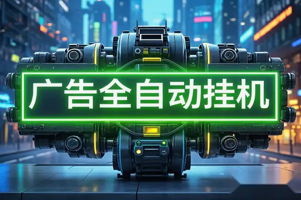 【国外ADS广告全自动挂机项目】单机一天50-200元，群控脚本+使用教程！