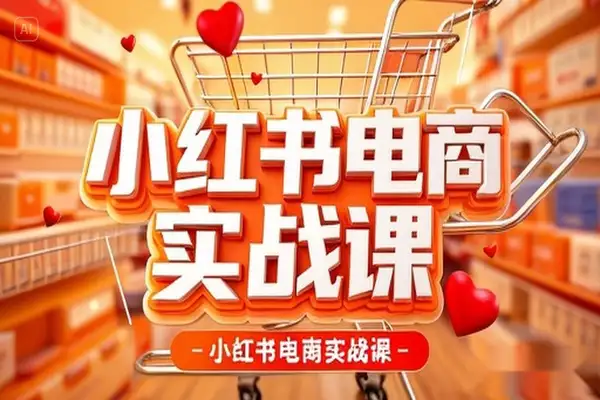 小红书电商实战课：开店、选品与流量增长全流程指南