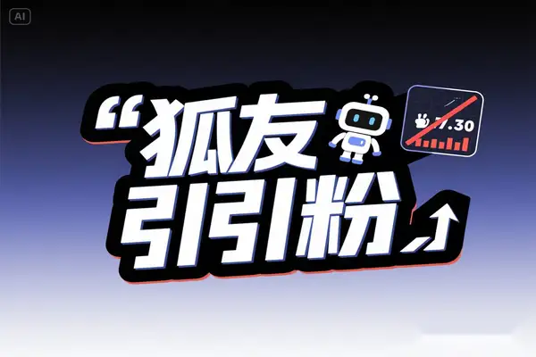 狐友平台无限关注助手：解放双手，单日引粉200+