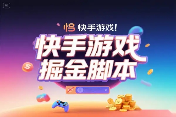 快手磁力小游戏掘金通用脚本：日赚500+，挂机脚本+使用教程