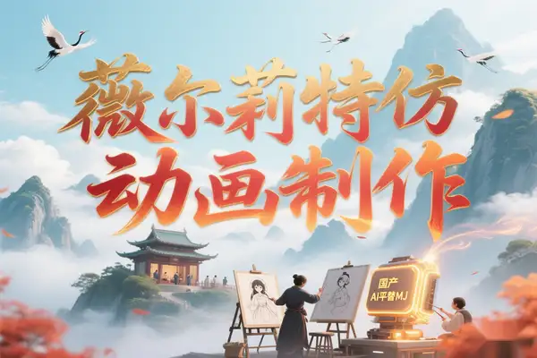 国产 AI 平替 MJ薇尔莉特仿 CG 动画制作全流程【飞书文档教程】