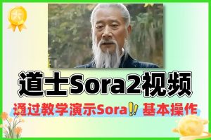 老道士 Sora 实用玩法 零基础教学教程