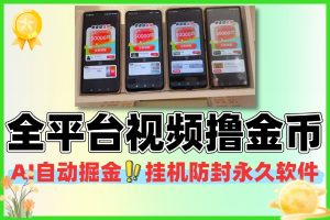 AI 多平台掘金挂机工具 短视频撸金币防封防黑鸡永久软件 + 使用教程