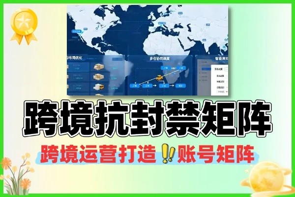 跨境运营打造抗封禁账号矩阵实操
