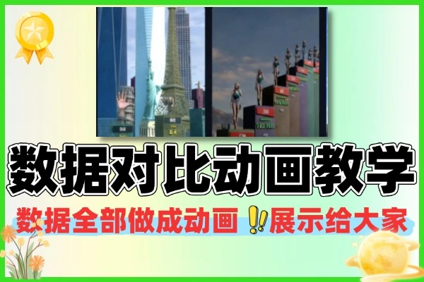 6. 抖音数据对比动画制作干货