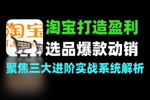 淘宝选品爆款动销三步实现盈利