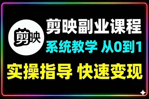 剪映零基础入门到精通快速上手网感剪辑全流程