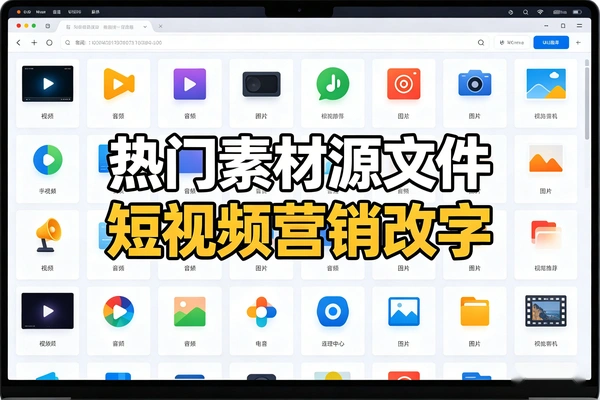 热门短视频素材 营销改字源文件