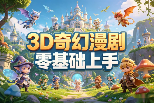 3D奇幻漫剧零基础教程