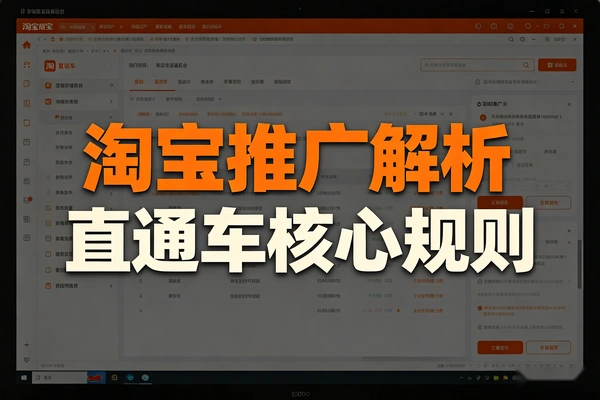 直通车推广不踩雷！解决空烧、搜索不起核心技巧