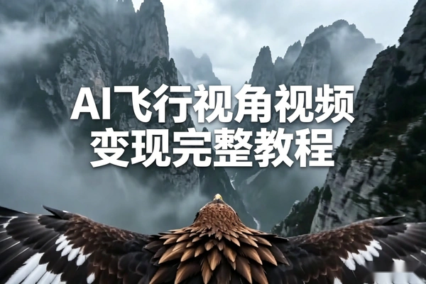 AI飞行视角视频爆火变现全攻略