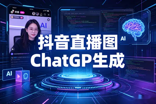 ChatGPT能生成抖音直播图了，普通会员也能用
