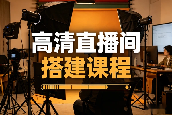 高清直播间搭建全流程课程