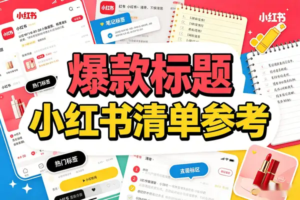 小红书爆款标题清单 新手直接参考