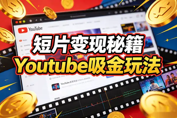YouTube AI短片变现吸金玩法
