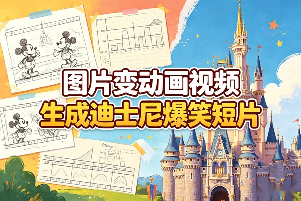 AI动画生成教程 图片秒变迪士尼爆笑短片