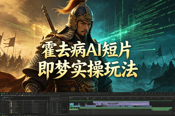霍去病AI短片教学 Seedance2.0实操+即梦AI教程