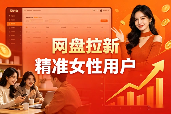 小红书网盘拉新玩法 精准锁定女性用户