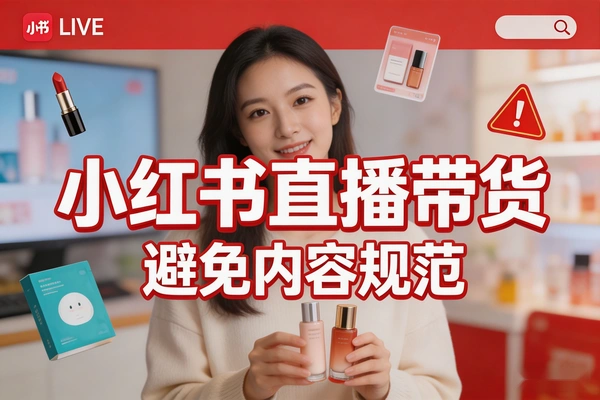 小红书带货直播规范与避坑要点