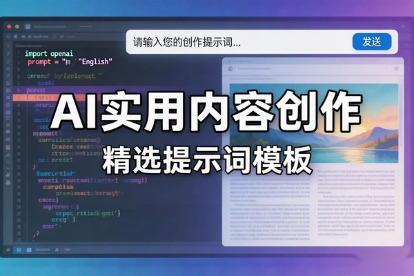 AI提示词写作技巧 实战方法论+精选提示词模板