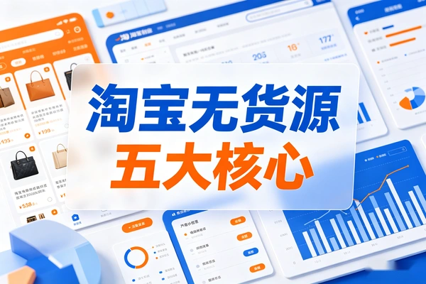 2026淘宝无货源 五大核心+AI生图 轻松做高溢价