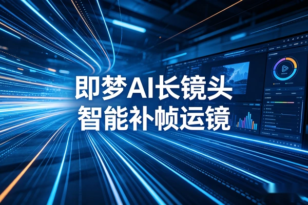 即梦AI长镜头大师课 智能补帧+运镜 一键生成丝滑大片