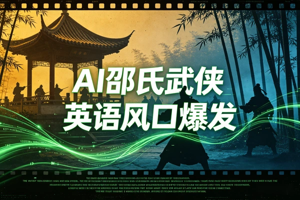邵氏武侠英语短视频  AI风口来袭 竞争小易起号