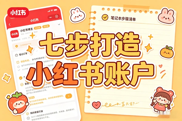 七步起号法 新手也能做好小红书账户