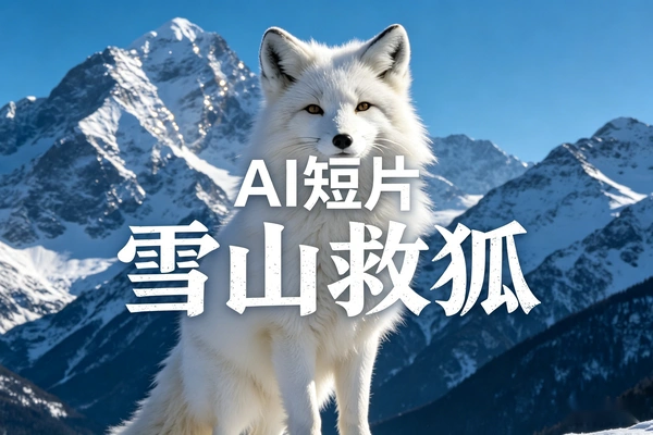 AI爆款短片复制 雪山救狐3步实操方法