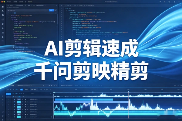 AI剪辑速成千问转写 智能文案筛选+剪映精剪技巧