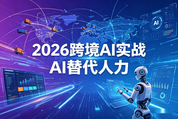 2026跨境AI实战课 AI替代人力 全流程跑通实操