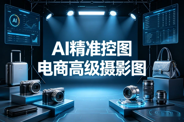 AI精准控图全流程 关键词+PS色块分区电商摄影图教学