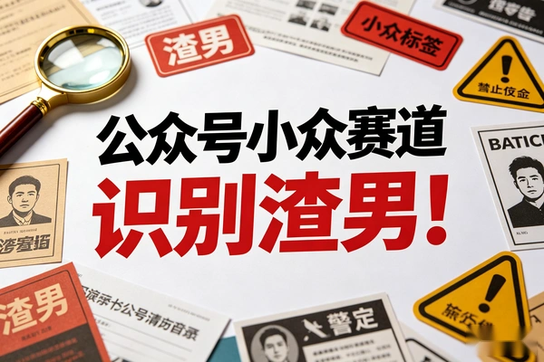 公众号隐藏小众赛道 教女生识别渣男易起号