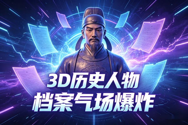 ChatGPT新功能 生成3D历史人物立像 气场拉满