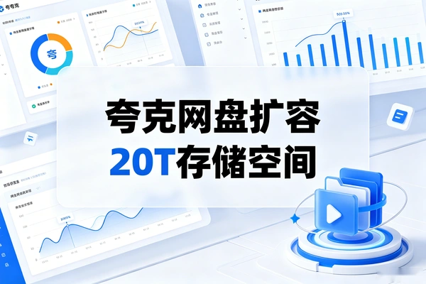夸克拉新选品推荐 夸克网盘扩容20T