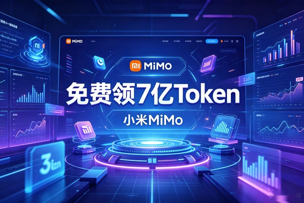 小米MiMo免费活动 7亿Token+30天Pro套餐 无需绑信用卡